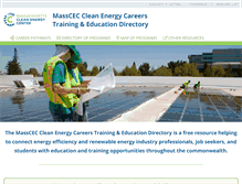 Tablet Screenshot of cleanenergyeducation.org
